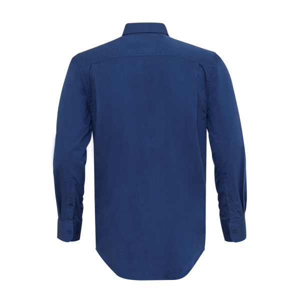 Oxford Thai Navy Long Sleeve Shirt For Men
